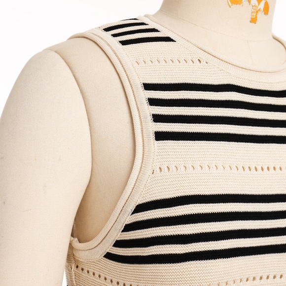 Pendleton Black and Cream Striped Fabric - Picture 16 of 16